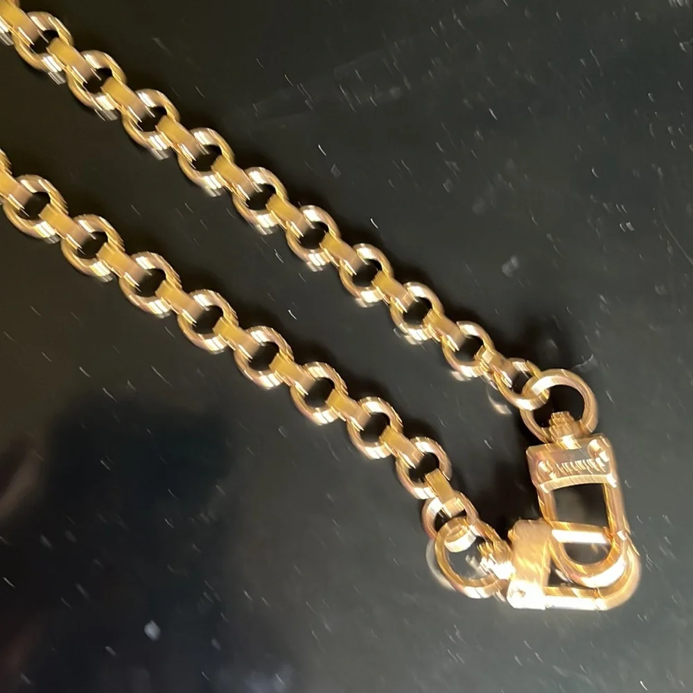 Goldrush Cross body Chain for cell phone hook up or purse by Oventure